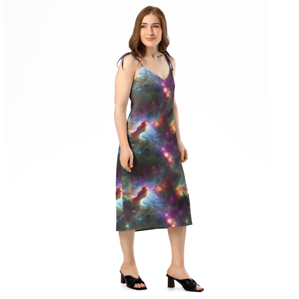 Astral Infusion on Slip Dress — Right Front
