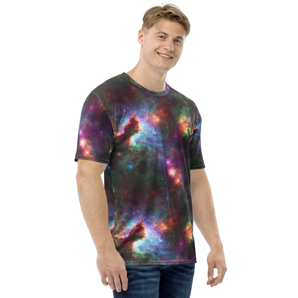 Astral Infusion on Men's Crew Neck T-Shirt — Right