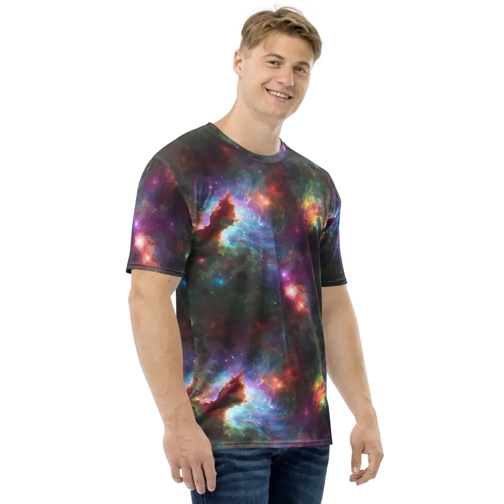 Astral Infusion on Men's Crew Neck T-Shirt — Right