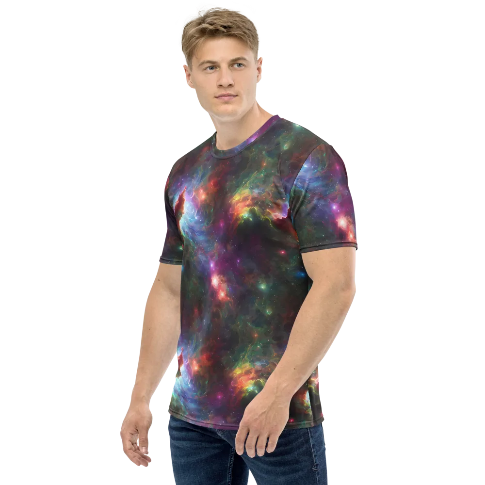 Astral Infusion on Men's Crew Neck T-Shirt — Left