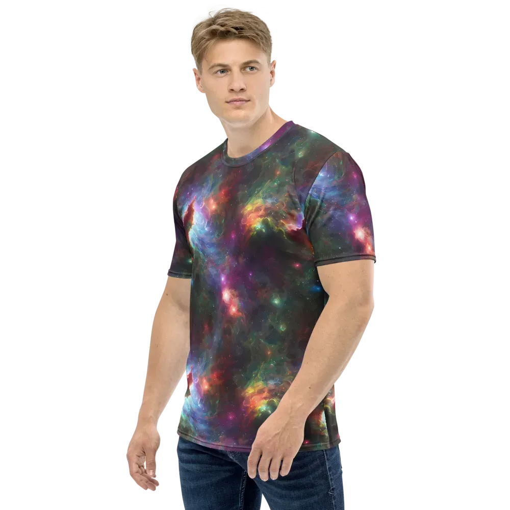 Astral Infusion on Men's Crew Neck T-Shirt — Left