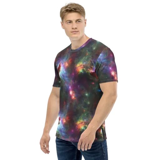Astral Infusion on a Men's Crew Neck T-Shirt
