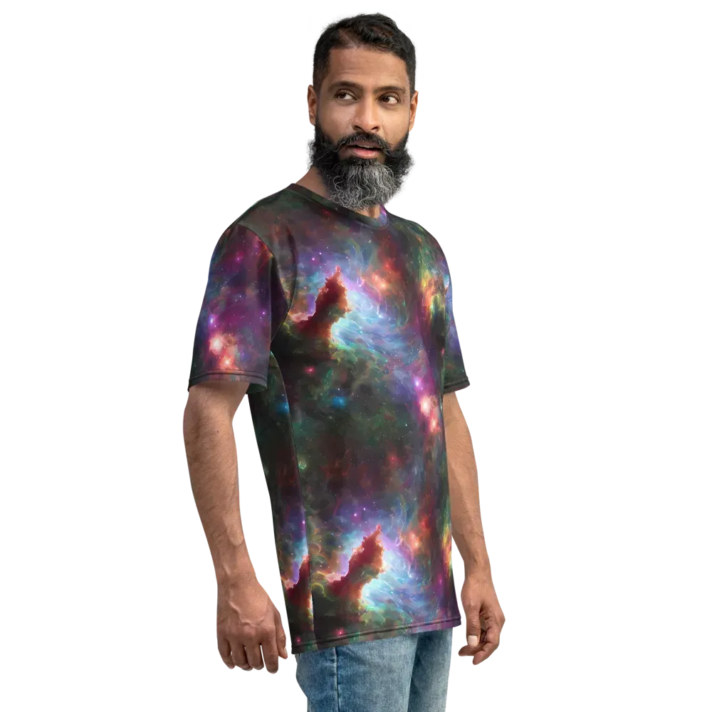 Astral Infusion on Men's Crew Neck T-Shirt — Right