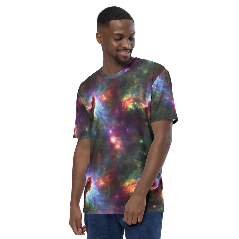 Astral Infusion on Men's Crew Neck T-Shirt — Left