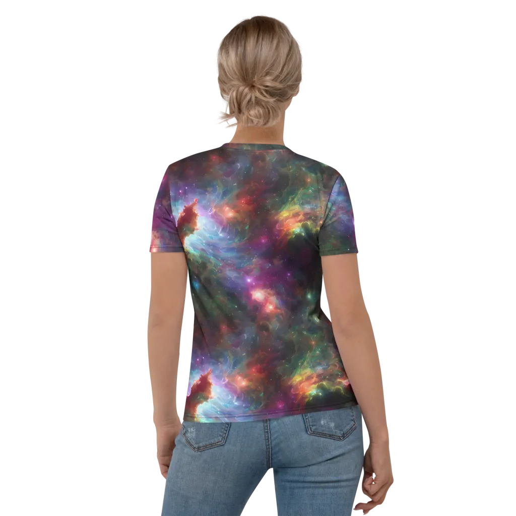 Astral Infusion on Women's Crew Neck T-Shirt — Back