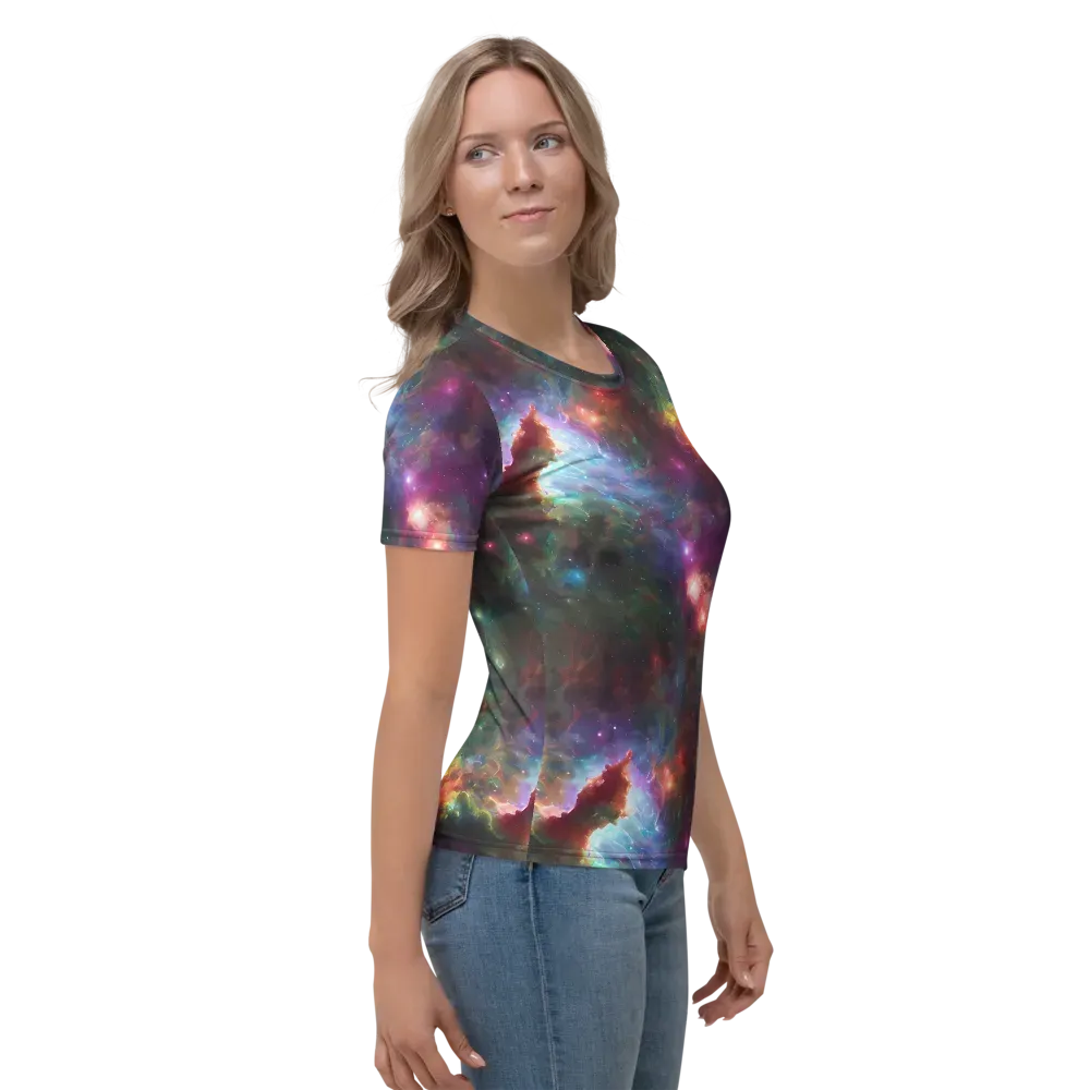 Astral Infusion on Women's Crew Neck T-Shirt — Right