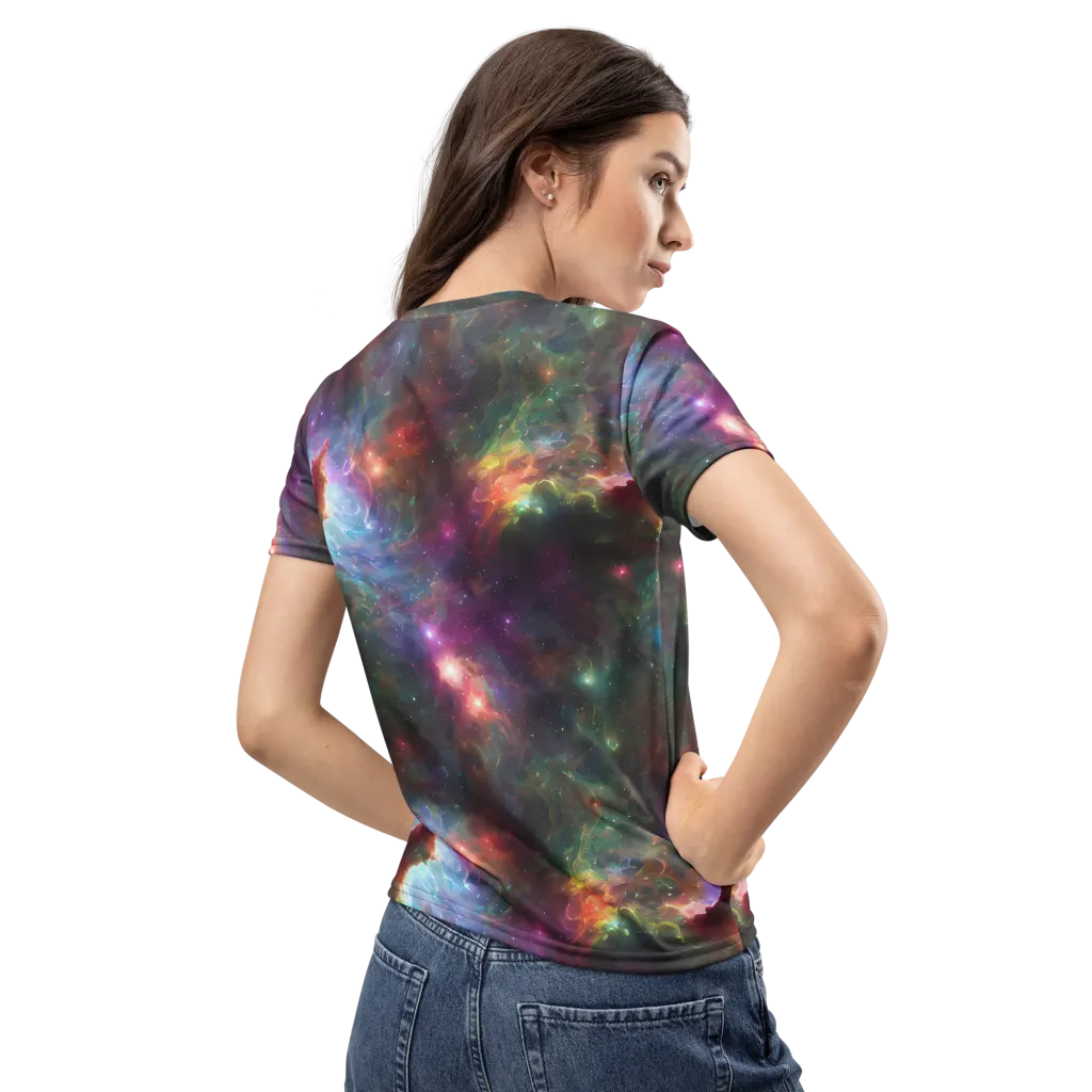 Astral Infusion on Women's Crew Neck T-Shirt — Back