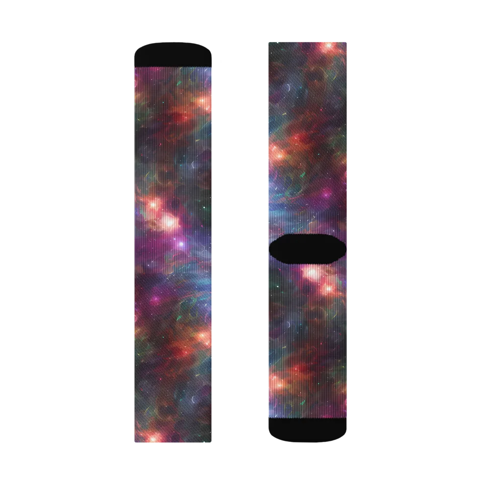 Astral Infusion on Socks — Left Sock