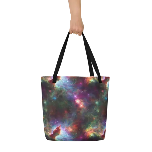 Astral Infusion on a Large Tote Bag W/ Pocket