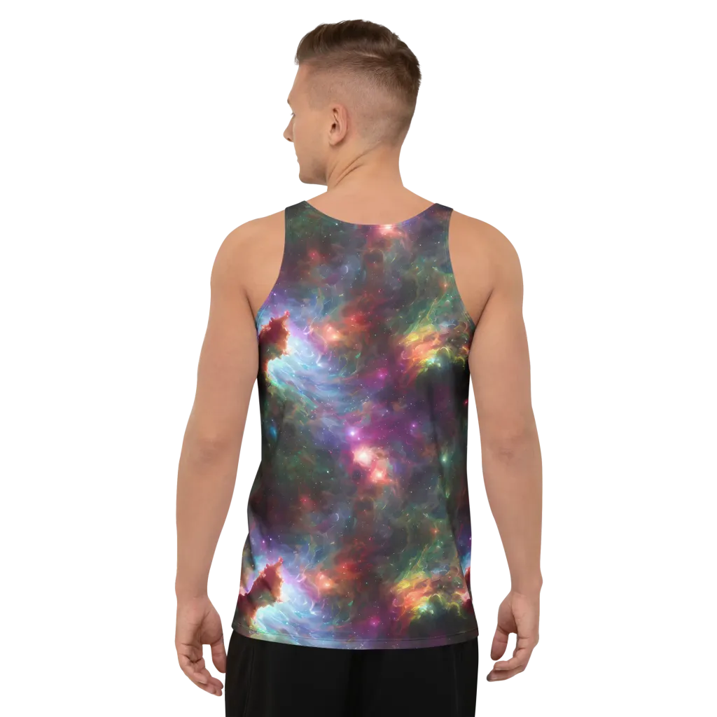 Astral Infusion on Men's Tank Top — Back