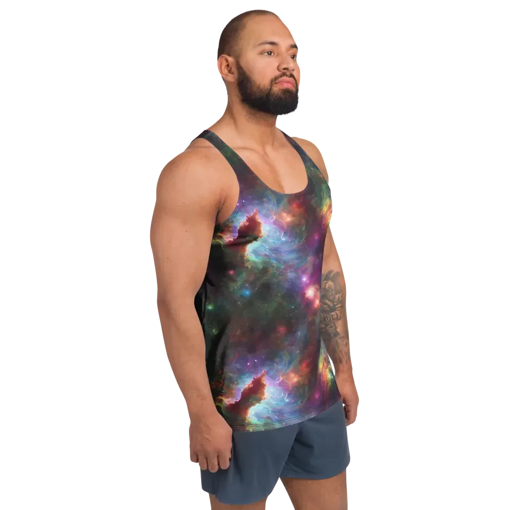 Astral Infusion on Men's Tank Top — Right Front