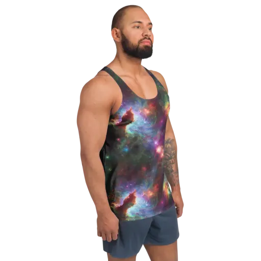 Astral Infusion on a Men's Tank Top