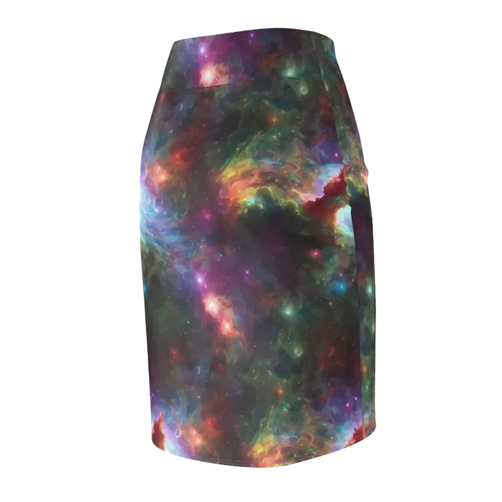 Astral Infusion on Pencil Skirt — Back Side