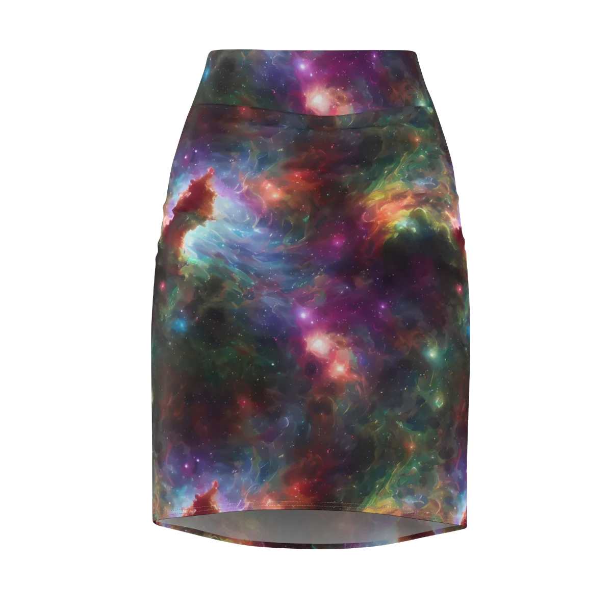 Astral Infusion on Pencil Skirt — Front