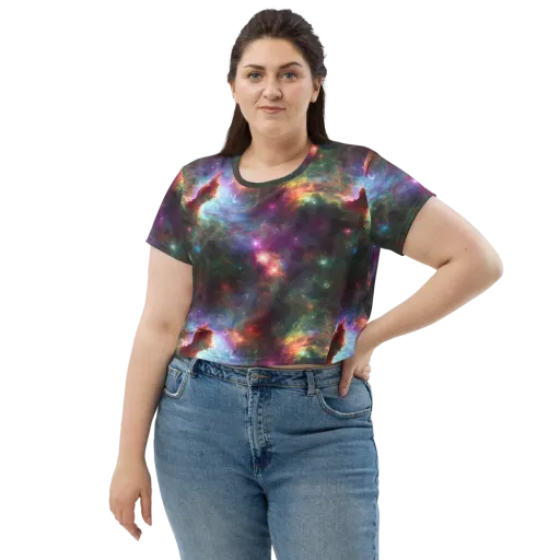 Astral Infusion on a Crop Tee