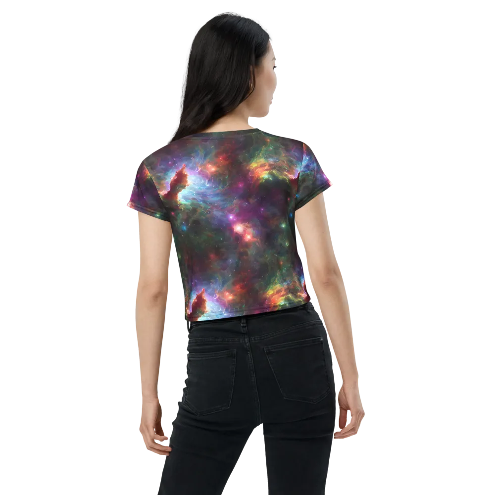 Astral Infusion on Crop Tee — Back