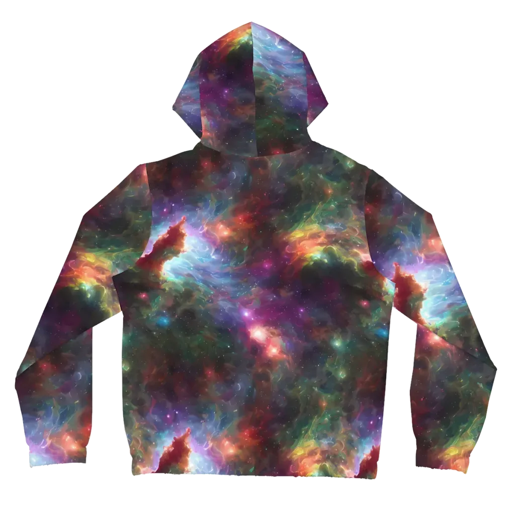 Astral Infusion on Women's Full-Zip Hoodie — Back