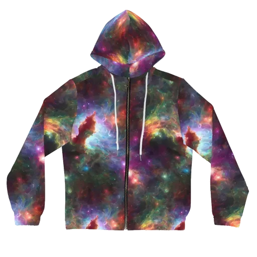 Astral Infusion on a Women's Full-Zip Hoodie
