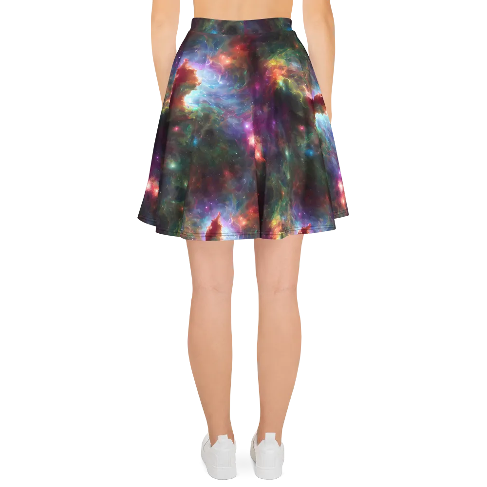 Astral Infusion on Skater Skirt — Back