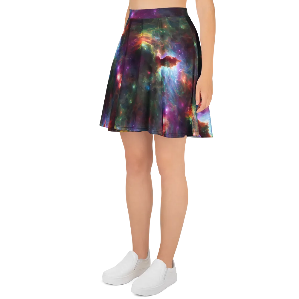 Astral Infusion on Skater Skirt — Left