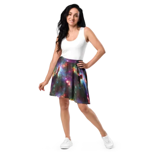 Astral Infusion on a Skater Skirt