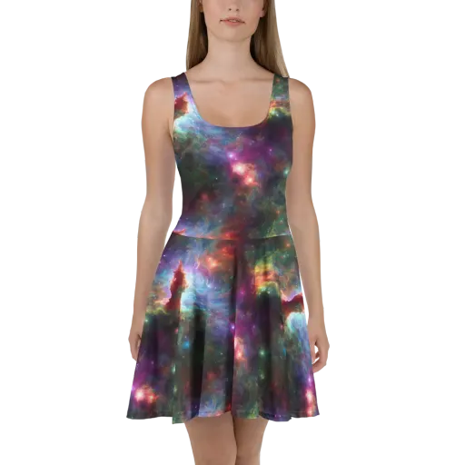 Astral Infusion on a Skater Dress