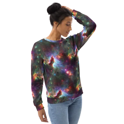 Astral Infusion on a Sweatshirt