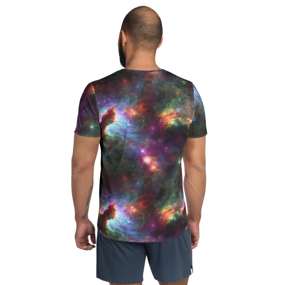 Astral Infusion on Men's Athletic T-Shirt — Back