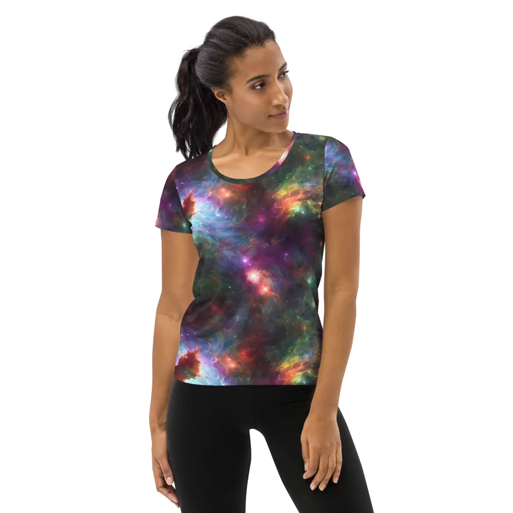 Astral Infusion on Women's Athletic T-Shirt — Front