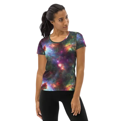 Astral Infusion on a Women's Athletic T-Shirt