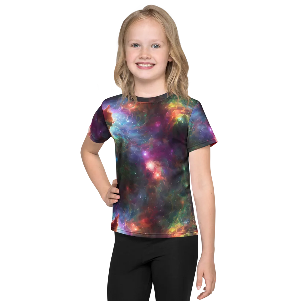 Astral Infusion on Kids Crew Neck T-Shirt — Front