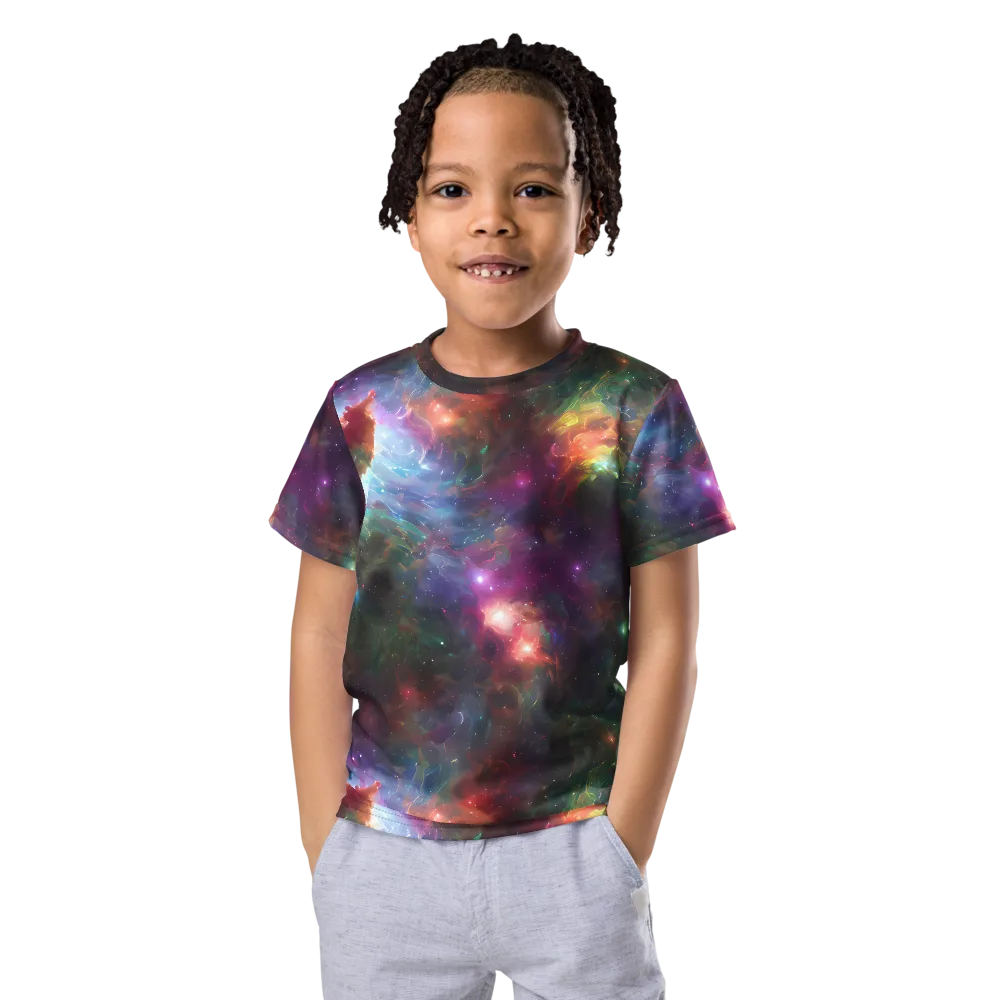 Astral Infusion on Kids Crew Neck T-Shirt — Front