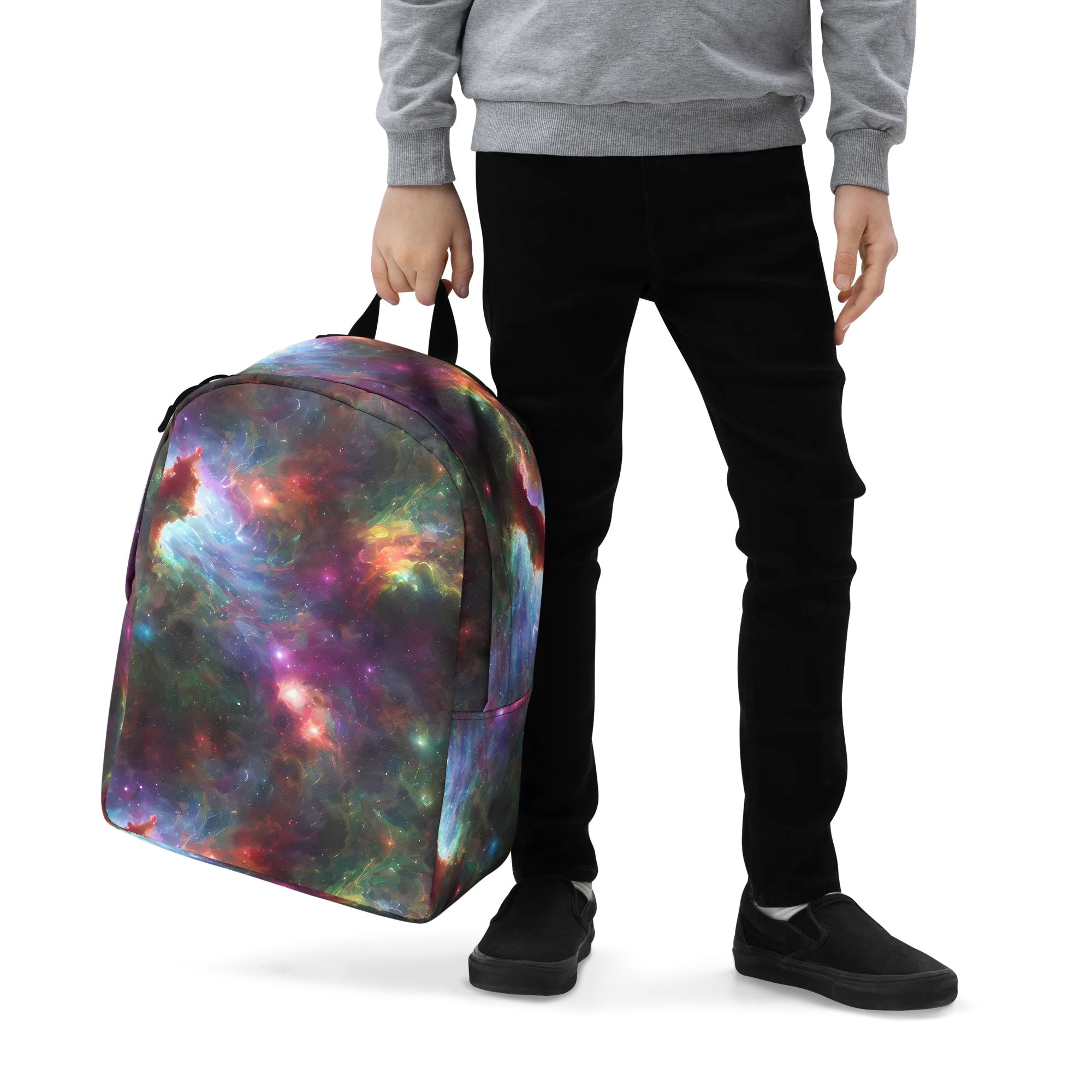 Astral Infusion on Minimalist Backpack — Zoomed-in