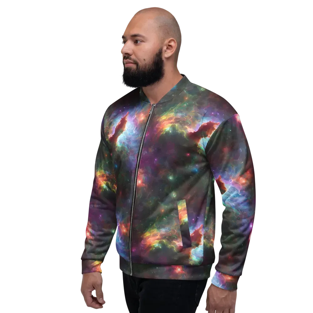 Astral Infusion on Bomber Jacket — Left