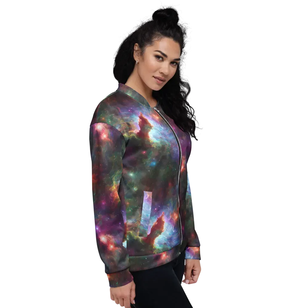 Astral Infusion on Bomber Jacket — Right