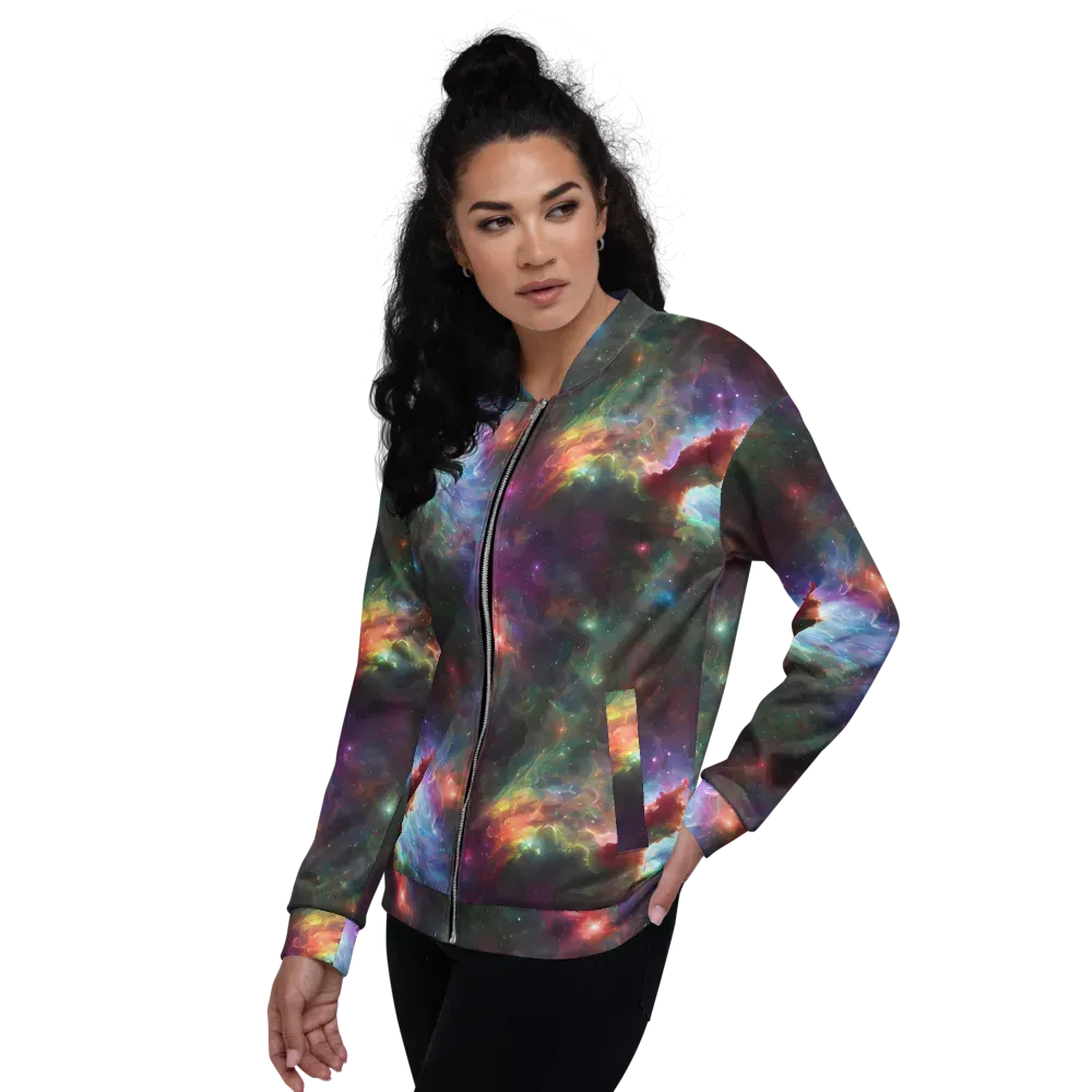 Astral Infusion on Bomber Jacket — Left