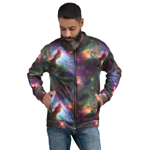Astral Infusion on a Bomber Jacket