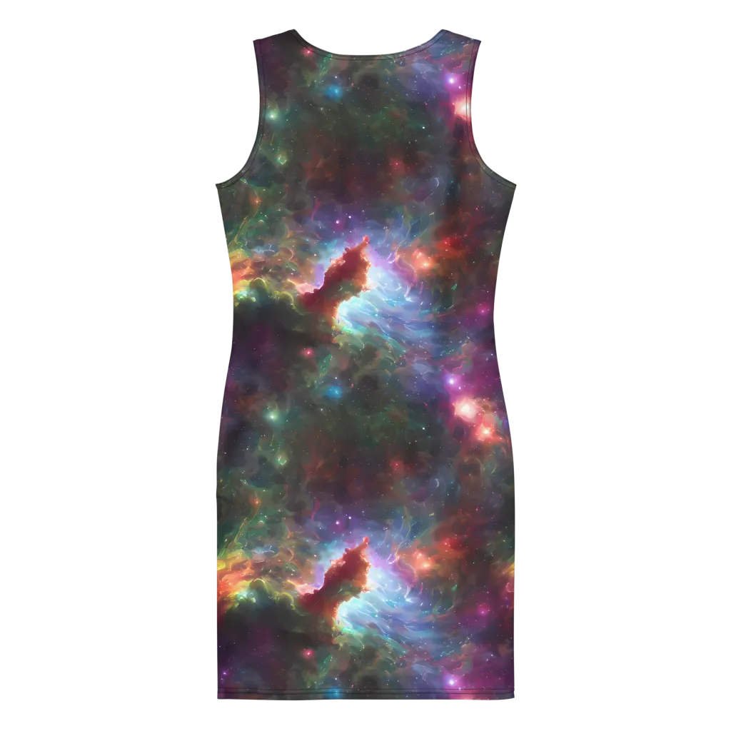 Astral Infusion on Bodycon Dress — Back
