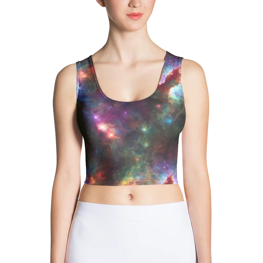 Astral Infusion on Crop Top — Front