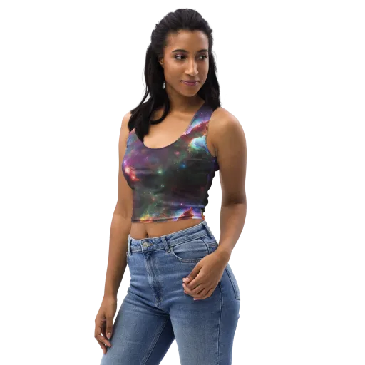 Astral Infusion on a Crop Top