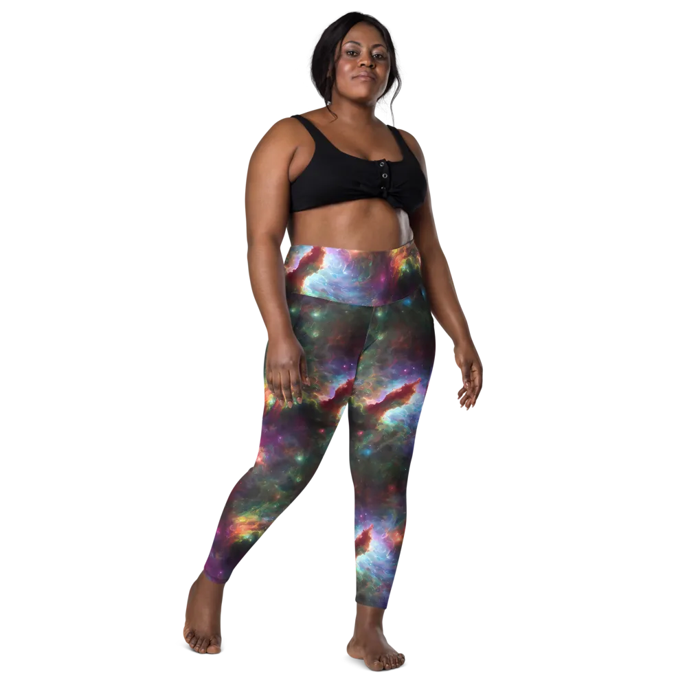 Astral Infusion on Leggings with Pockets — Front