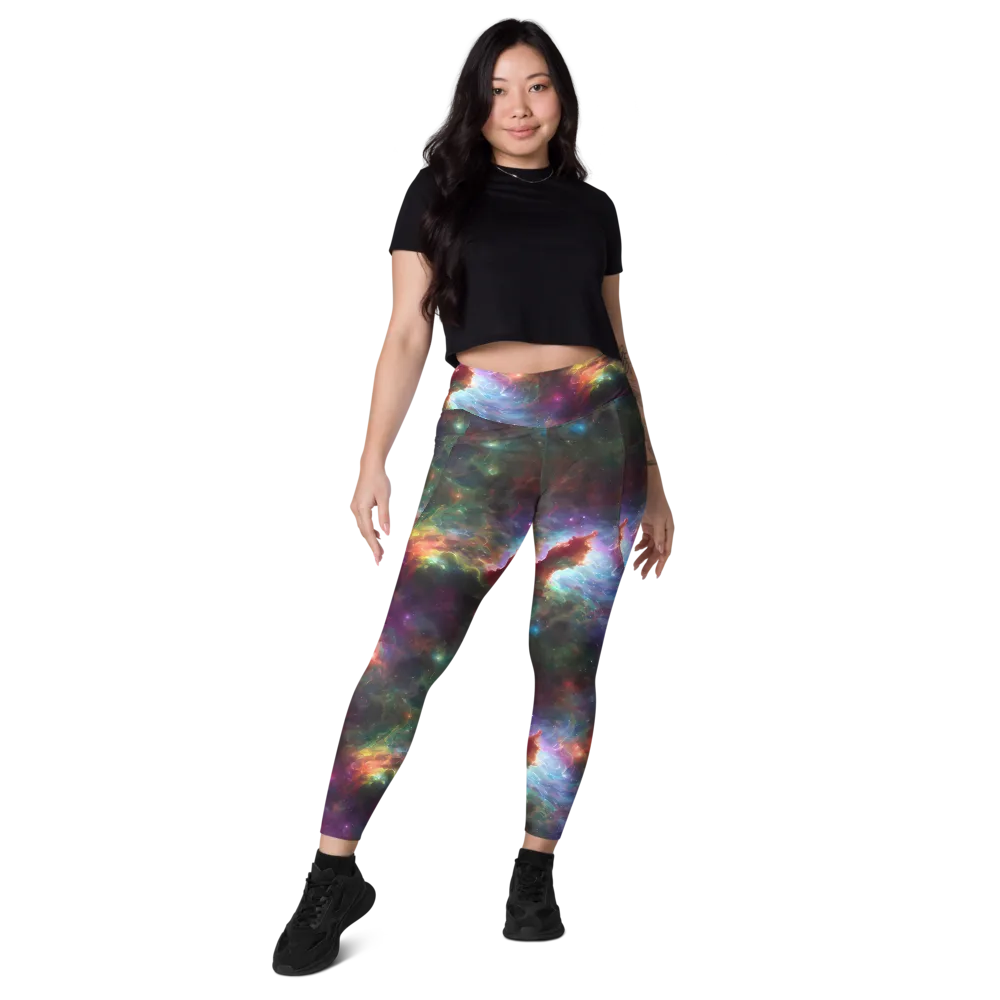 Astral Infusion on Leggings with Pockets — Front
