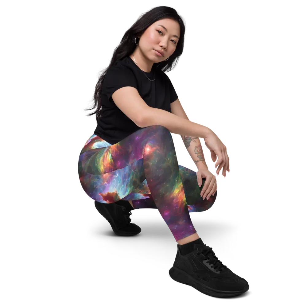 Astral Infusion on Leggings with Pockets — Right Front