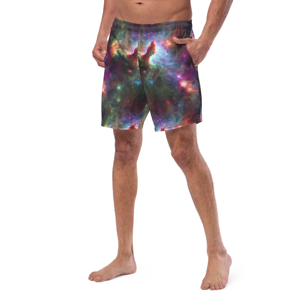 Astral Infusion on Swim Trunks — Left Front