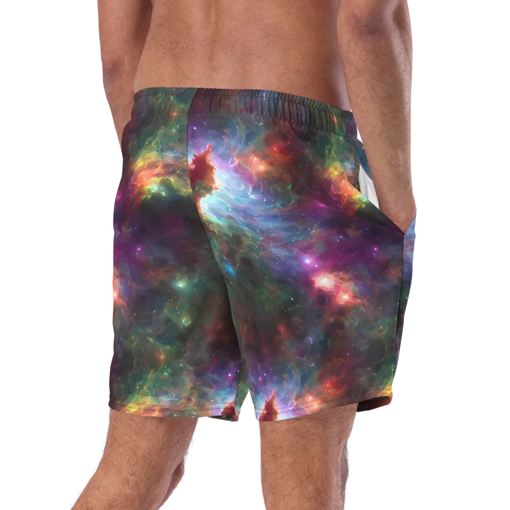 Astral Infusion on Swim Trunks — Right Back