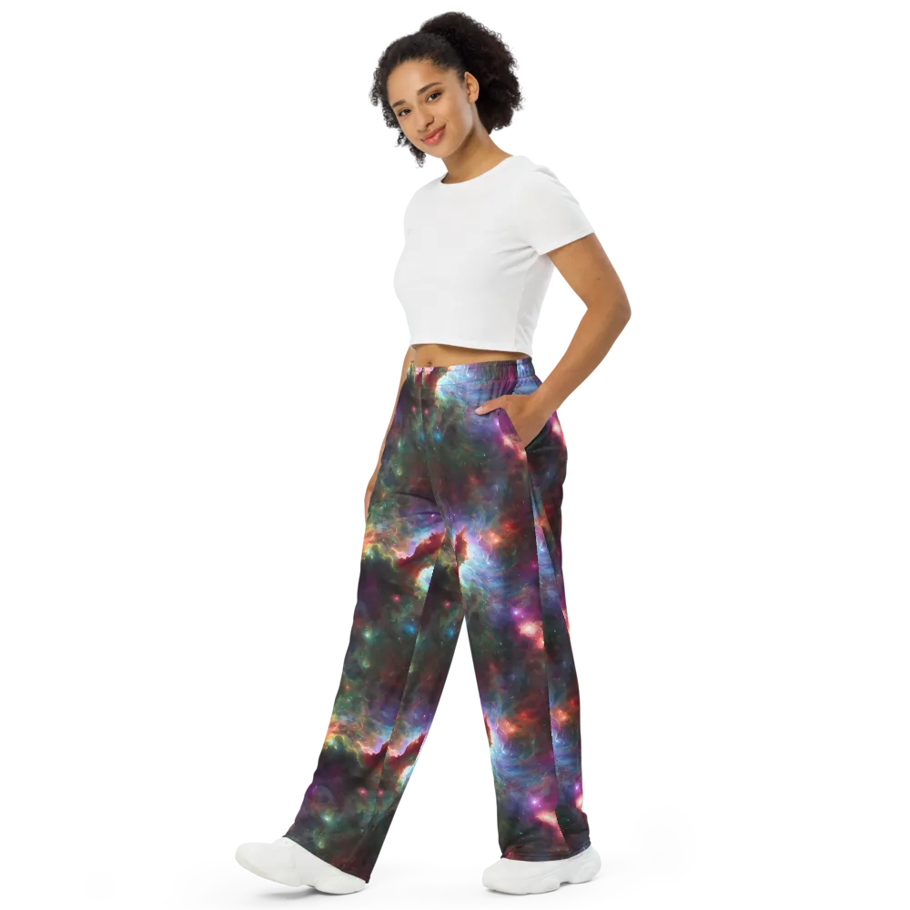 Astral Infusion on Wide-Leg Pants — Left Front