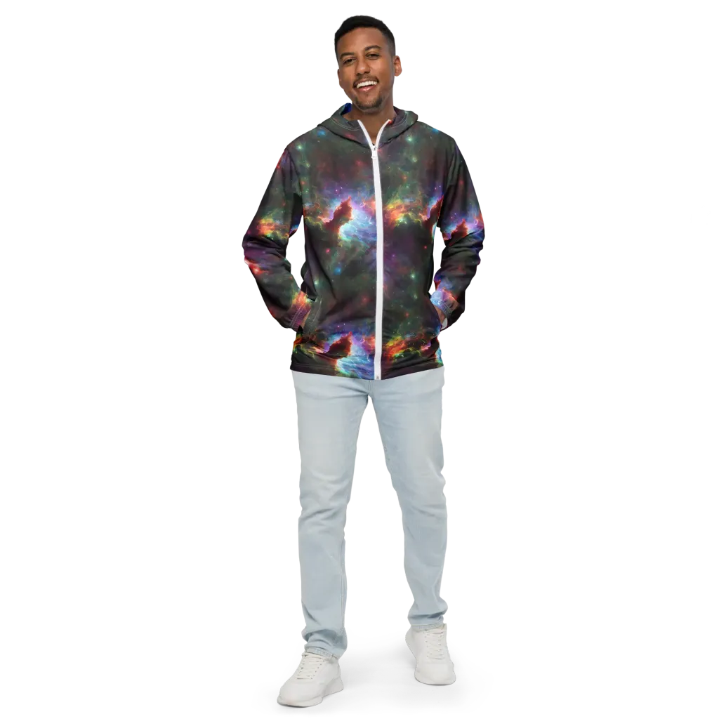 Astral Infusion on Men's Windbreaker — Front