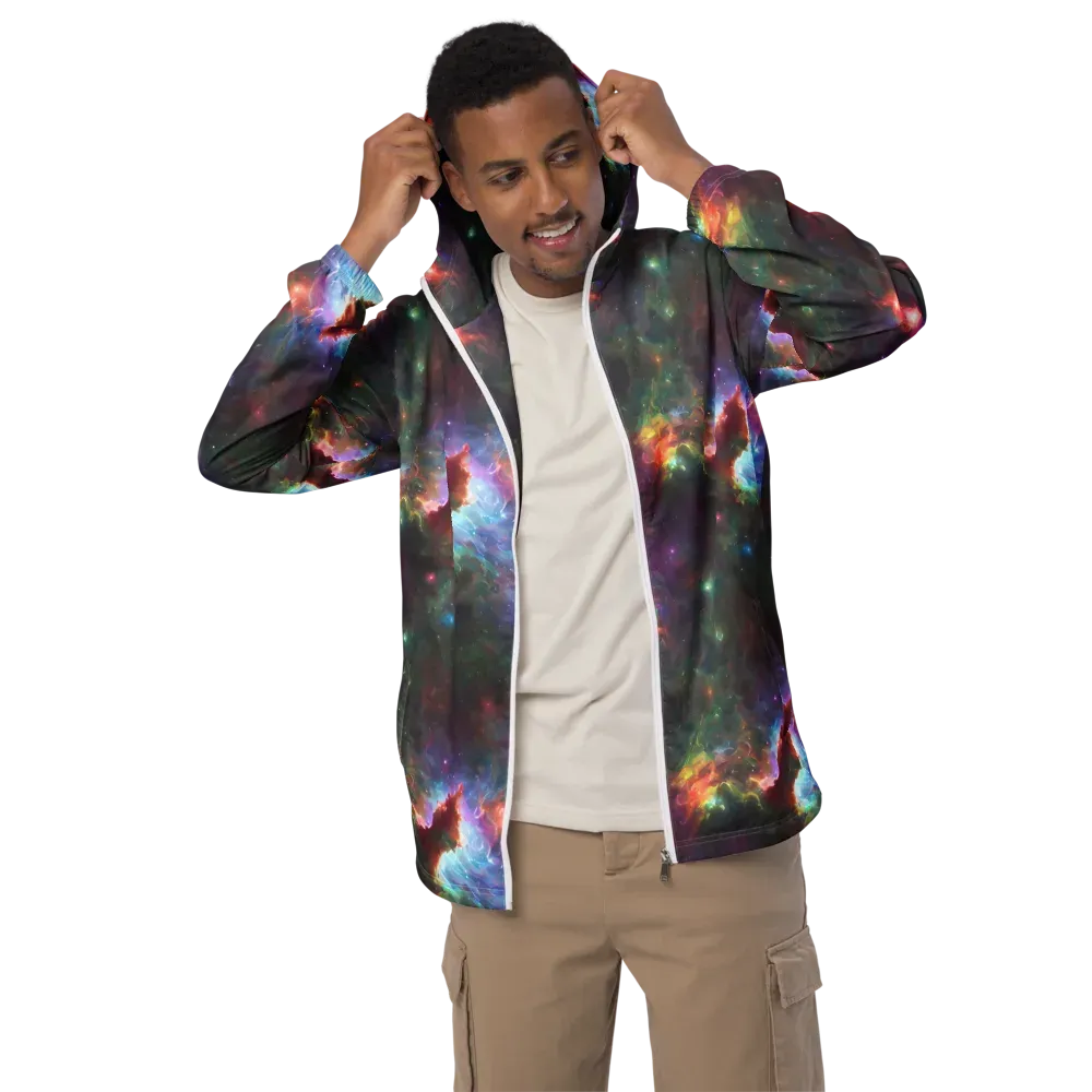 Astral Infusion on Men's Windbreaker — Front