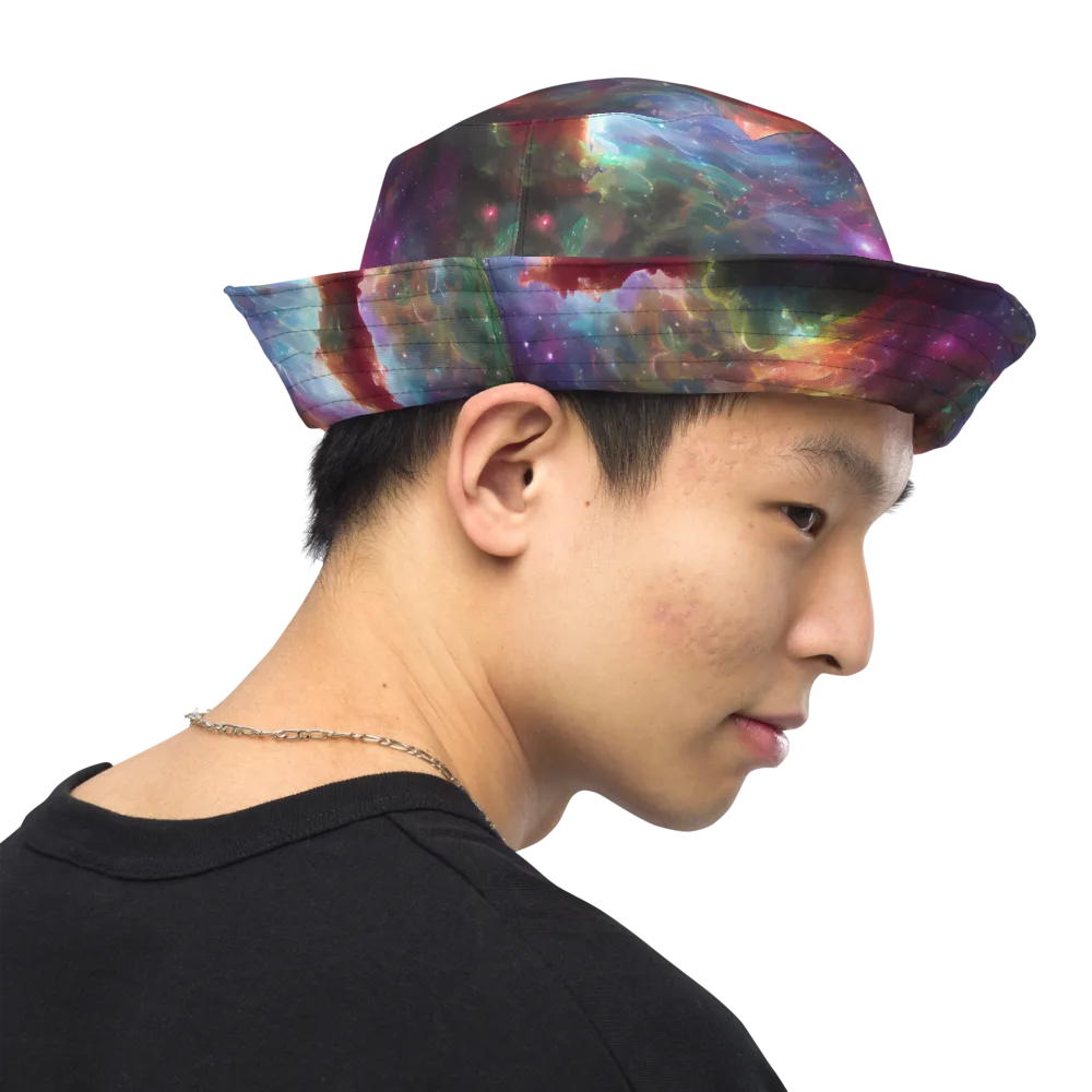Astral Infusion on Reversible Bucket Hat — Right Outside