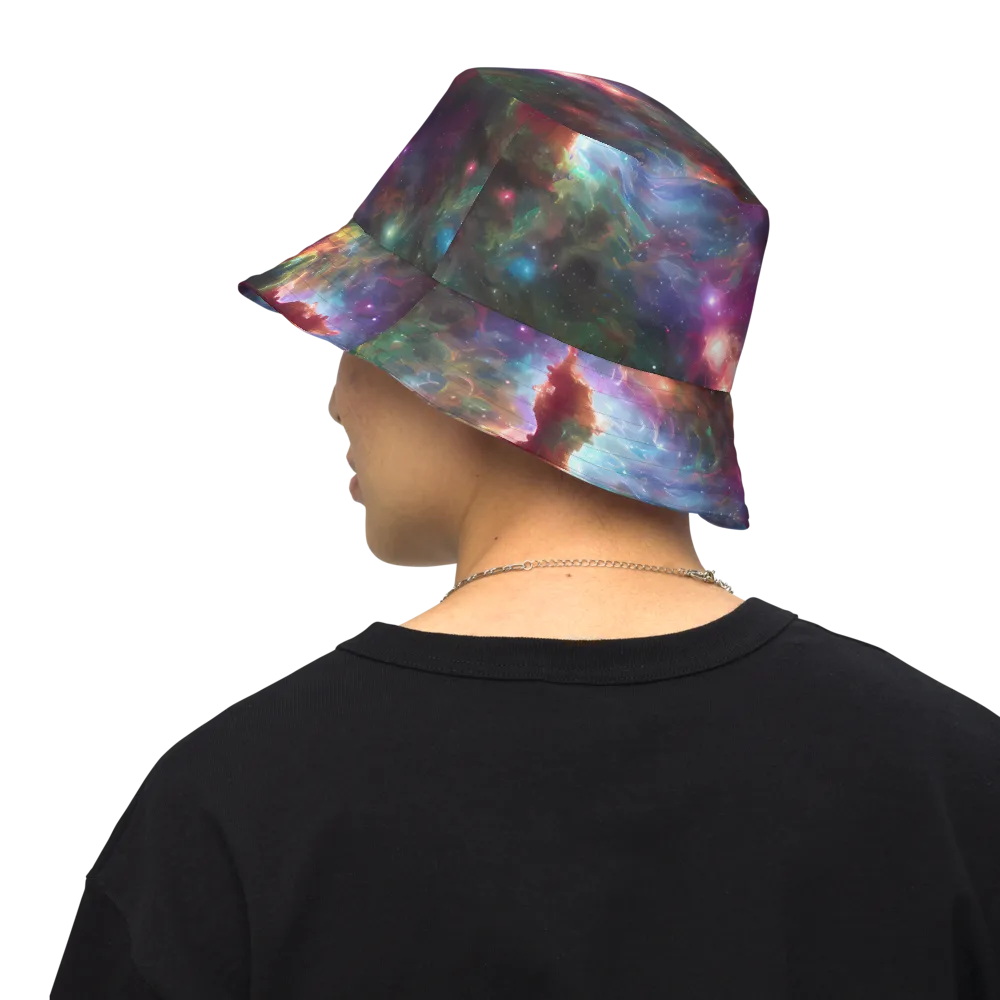 Astral Infusion on Reversible Bucket Hat — Back Inside